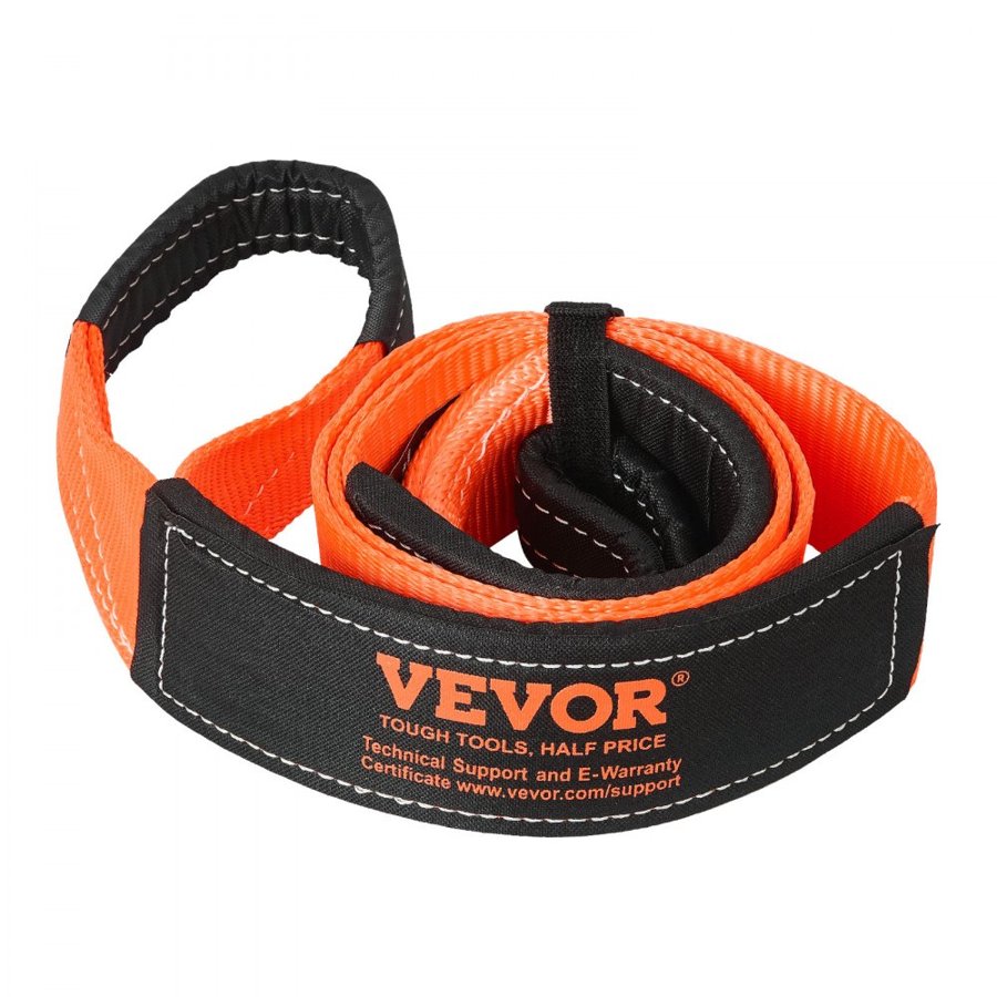 VEVOR Recovery Tow Straps – 3" x 8', 36,000 lbs, 3.5 mm
