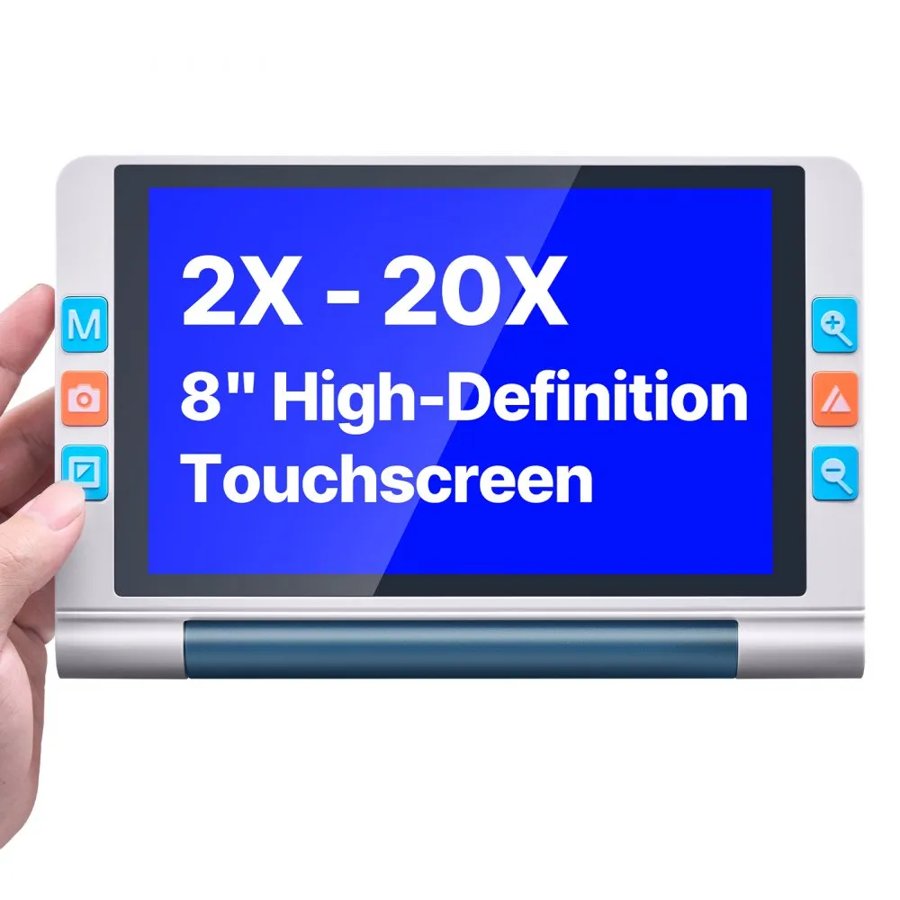 VEVOR Portable Digital Magnifier – 8 Inch, 26 Color, 13MP