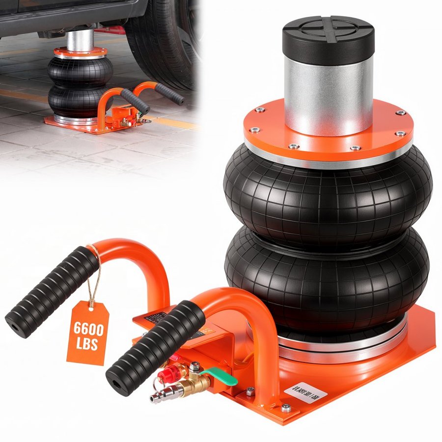 VEVOR Air Jack 3 Ton/2993.7 kg Pneumatic Jack with Heightened Column for Sedan