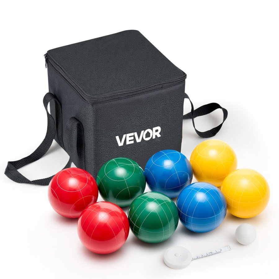 VEVOR Bocce Ball Set For Beach – 107 mm Resin, 8 Balls