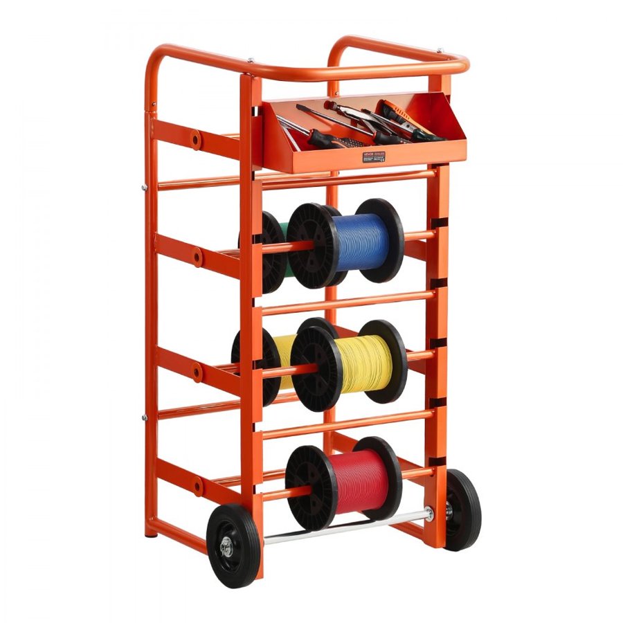VEVOR Electrician Wire Rack – 11 Crossbars, 300 lbs, 50 FT