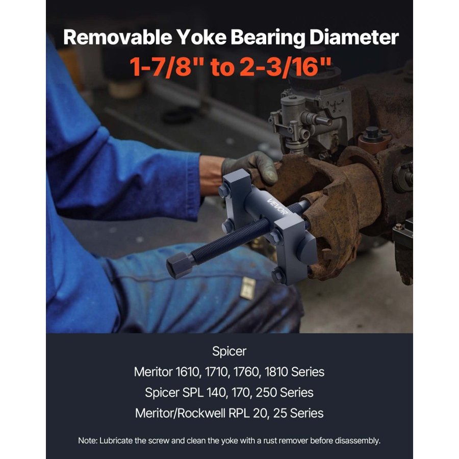 VEVOR Heavy-Duty Yoke Puller— IPX3 Rating & Dual Handles