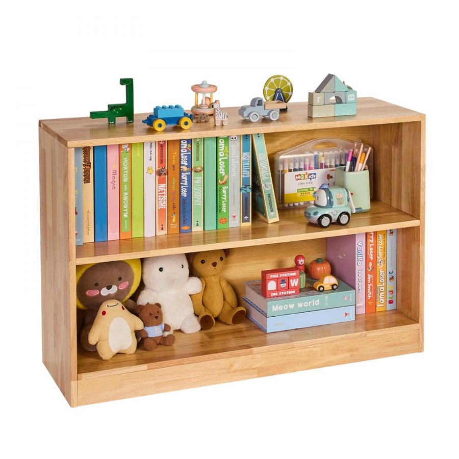 VEVOR Montessori Bookshelf And Toy Storage – 35.4 In, 2-Tier