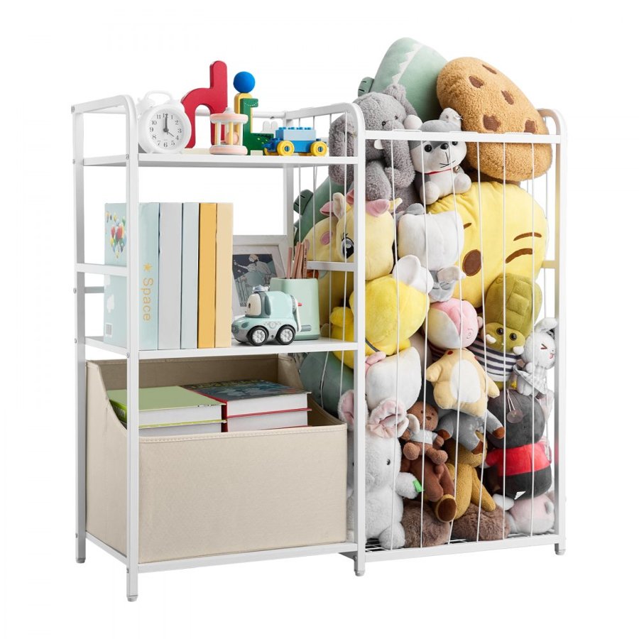 VEVOR Toy And Book Storage Organizer – 2-Tier, 4-Cubby