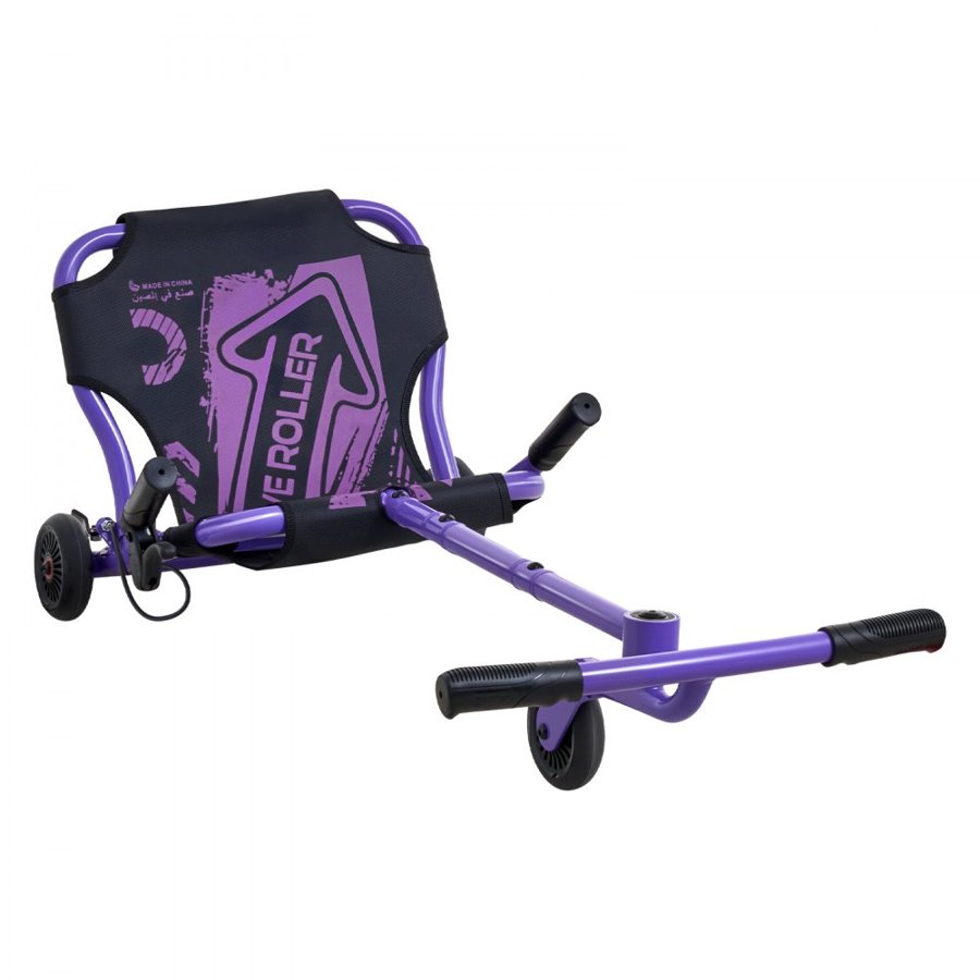 VEVOR Ride on Scooter 68 kg Swing Side-to-Side for Amazing Riding Purple, for Ages 4+, Powered by Zig-Zag Motion, Ride on Toy with 3 Adjustable Length, Hand Brake, for Hard Surface Indoor & Outdoor