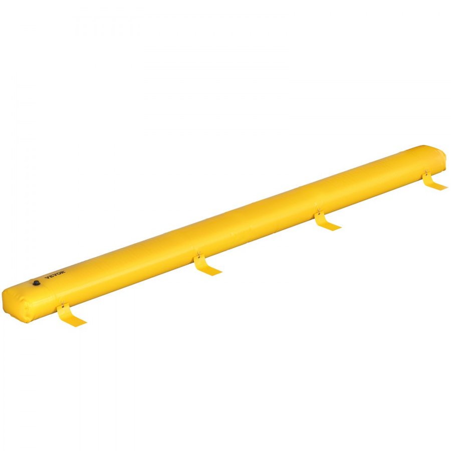 VEVOR Flood Bag, 732 × 50.8 × 30.5 cm, Reusable PVC Water Diversion Tubes, Lightweight with Excellent Waterproof Effect Used for Doorways, Garages, Yellow