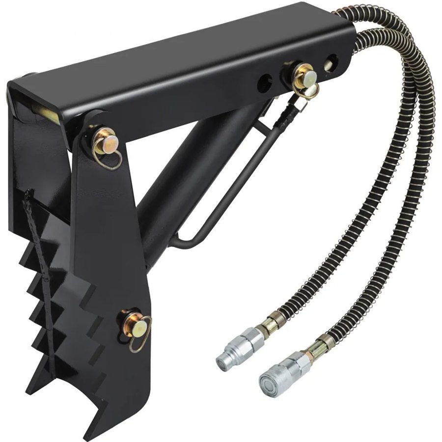 VEVOR Hydraulic Backhoe Thumb, 45.72 cm 12.70 mm Thickness Heavy Duty Excavator Thumb, Black Steel Weld On Thumb Attachments with Hydraulic Cylinder, Mechanical Hydraulic Thumb for Backhoe/Excavator