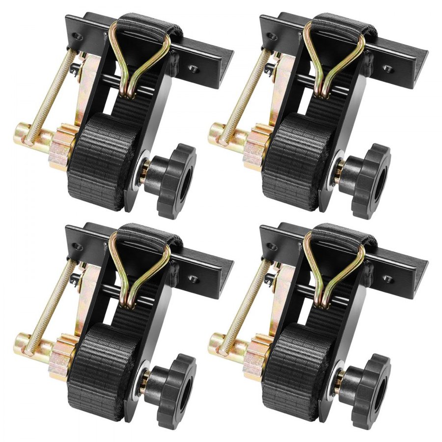 VEVOR Ratchet Straps For Ladder Racks – 1.5″×7.4 Ft, 500 Lb