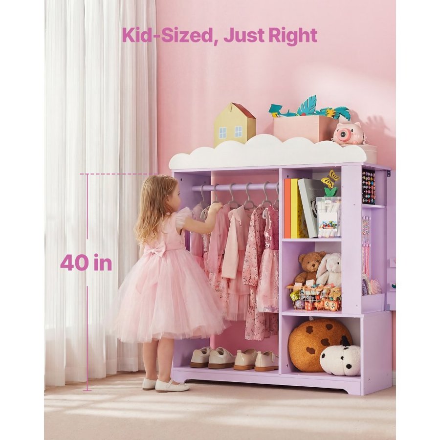 VEVOR Kids Armoire – 34.6" Dress-Up Closet with Mirror