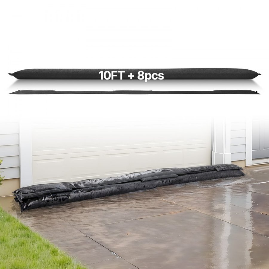VEVOR Water Bags for Flood Control – 8 Pack, 10 ft Barriers