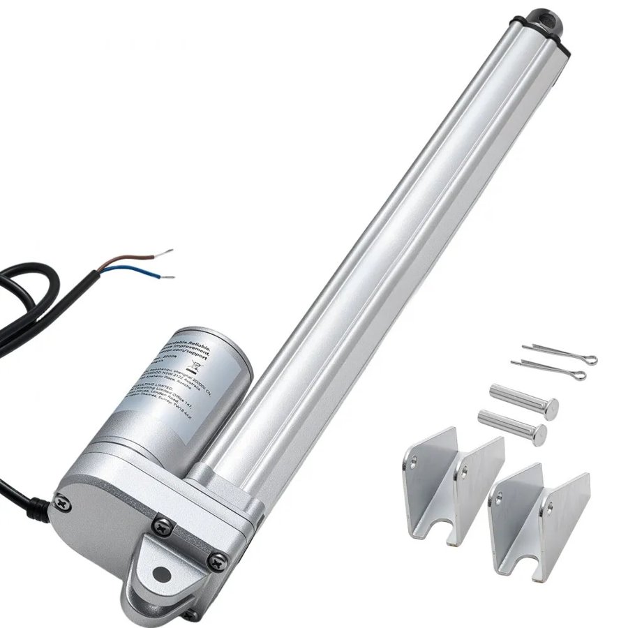 VEVOR Linear Actuator 12V Waterproof – 12-Inch, 3000N, IP65