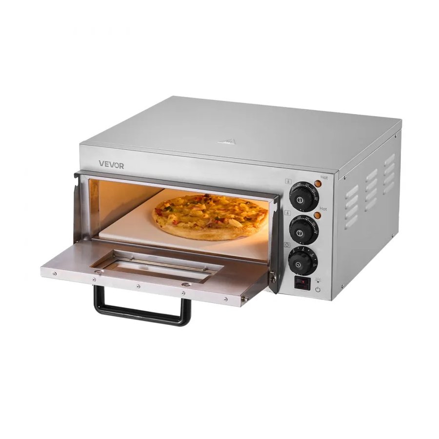 VEVOR Commercial Countertop Pizza Oven Electric Pizza Oven for 35.56 cm Pizza Indoor