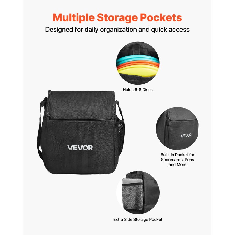 VEVOR Disc Golf Starter Set – 6+1 Discs with Backpack