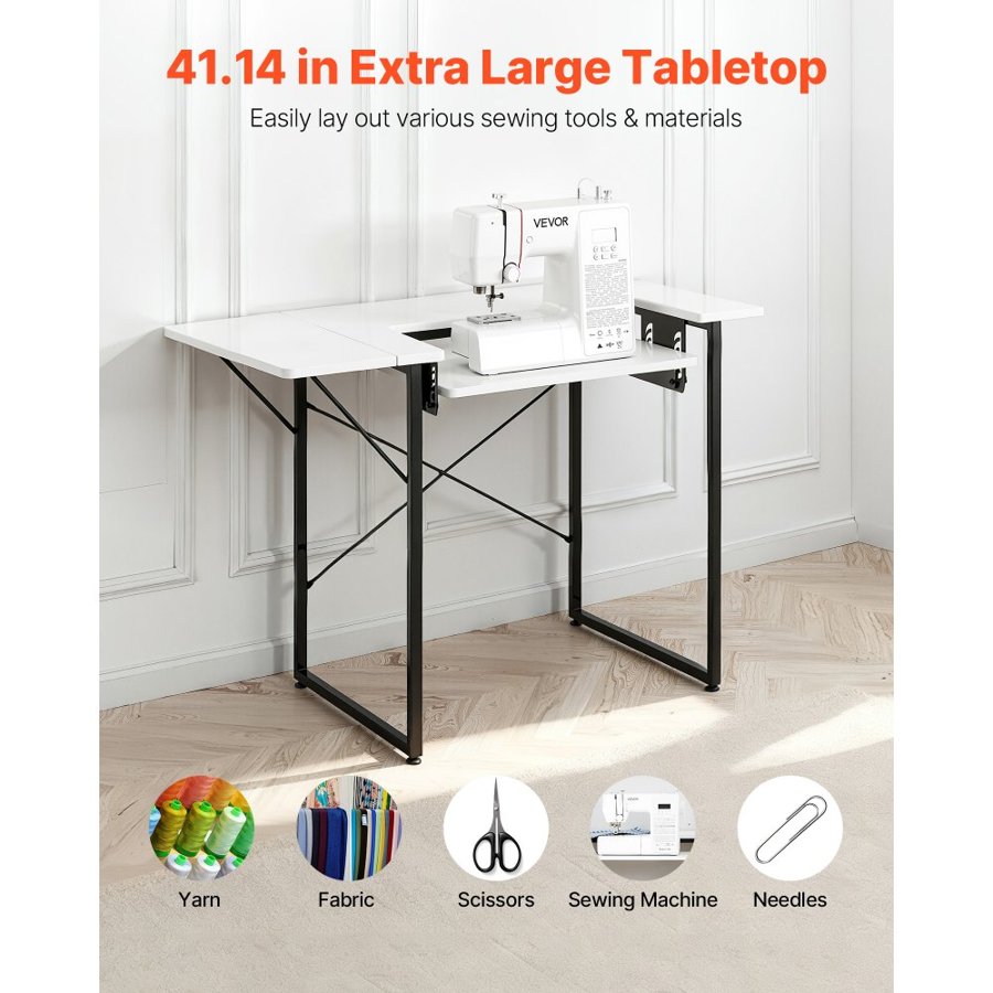 VEVOR Folding Multipurpose Sewing Table – 31.5×23.62, MDF