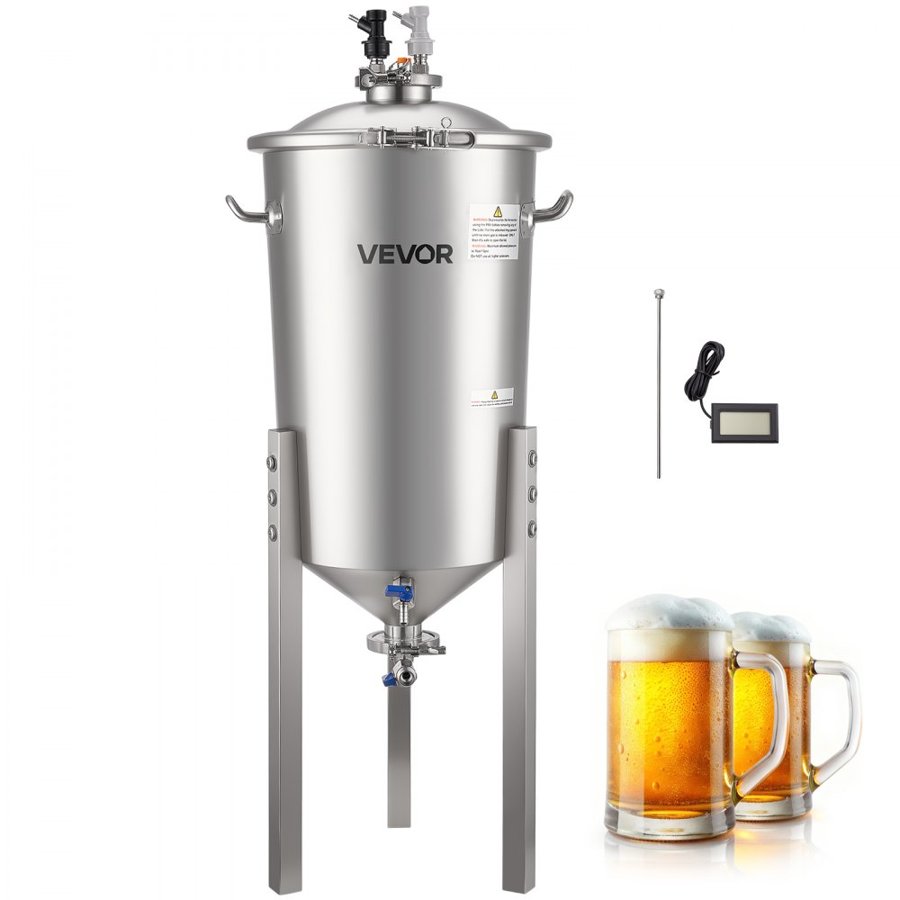 VEVOR Pressure Beer Fermenter – 15 PSI, 8 Gal/30L Capacity