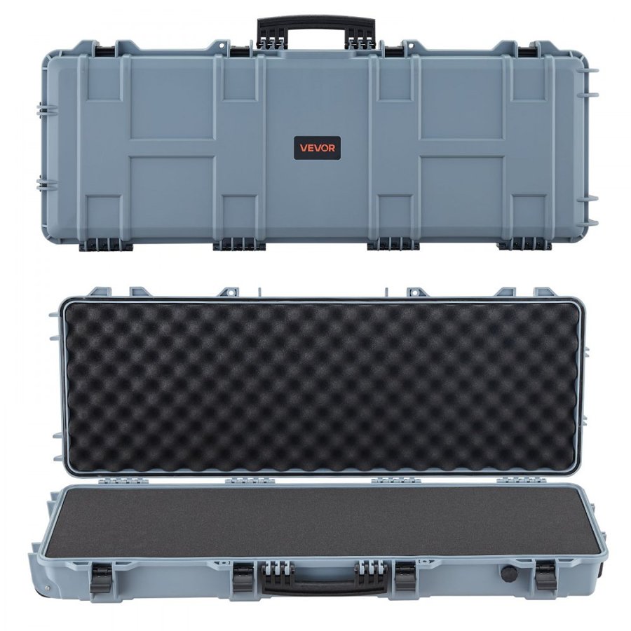 VEVOR Lockable Rifle Case – 42 Inch IP67 Waterproof Gun Case