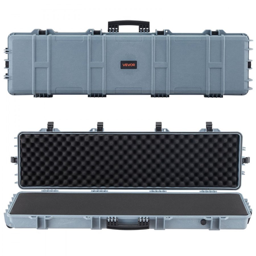 VEVOR Rifle Hard Gun Case – 50", IP67, 4-Layer Foam