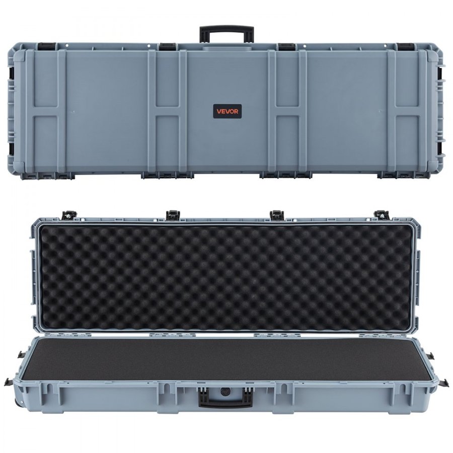 VEVOR Hard Rifle Case – 52 In, IP67 Waterproof, 4 Layer