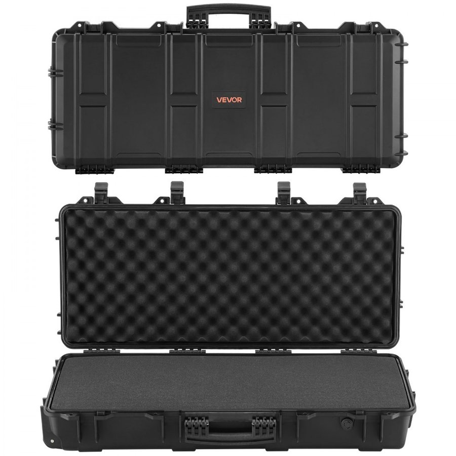 VEVOR Lockable Hard Rifle Case – 36 In, IP67, 4-Layer Foam