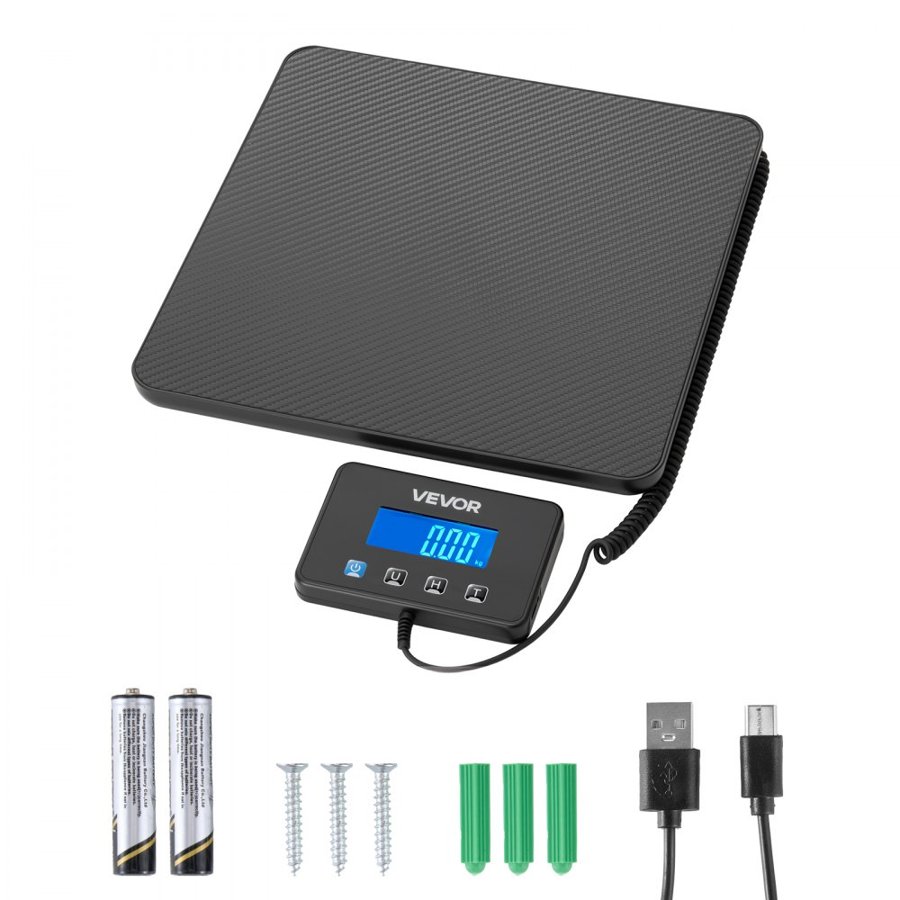 VEVOR Digital Postal Scale – 440 lbs Dual Accuracy, LCD