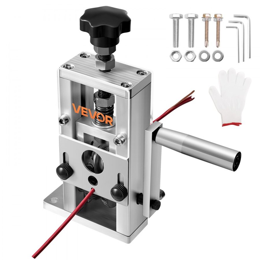 VEVOR Hand Crank Wire Stripping Machine – 0.06-1 in Range