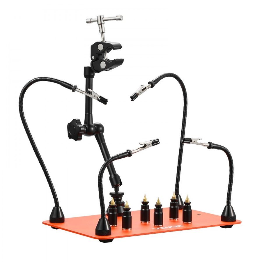 VEVOR Soldering Station with Helping Hands – 4 Arms Tool