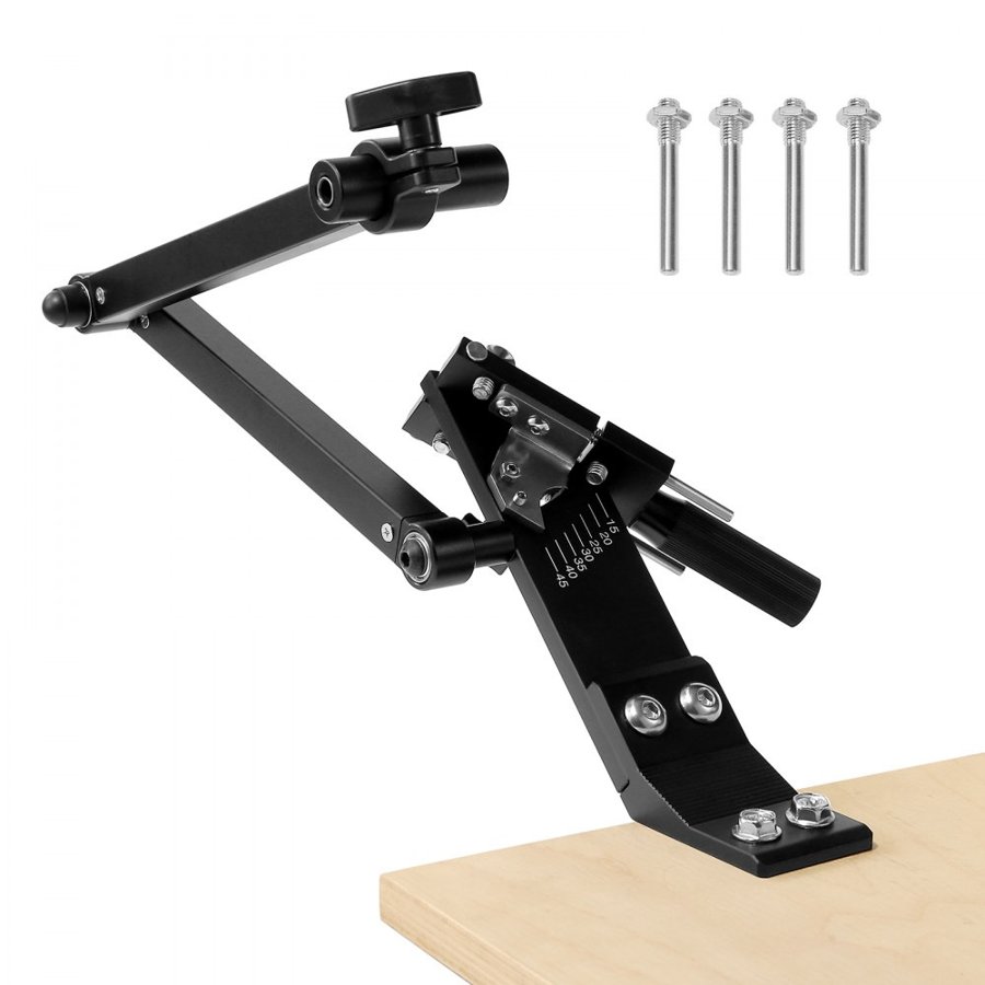 VEVOR Lawn Mower Blade Sharpening Tool – Adjustable 15⁰–45⁰