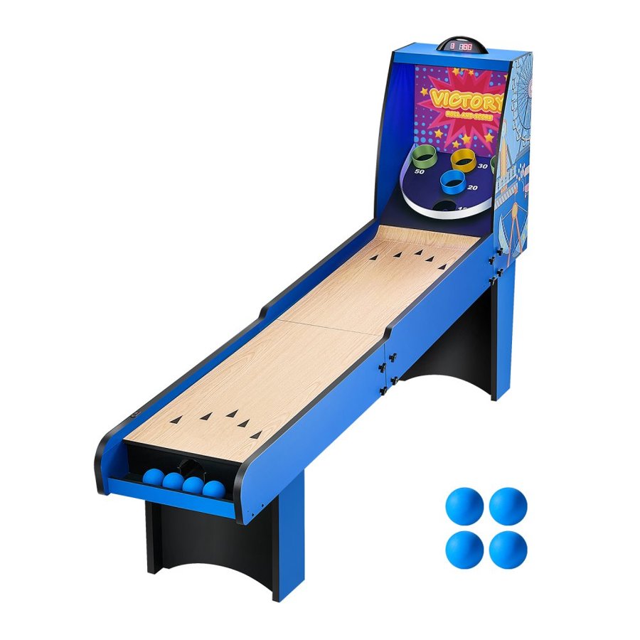 VEVOR Roll and Score Arcade Game – 8Ft, 4 Rolling Balls
