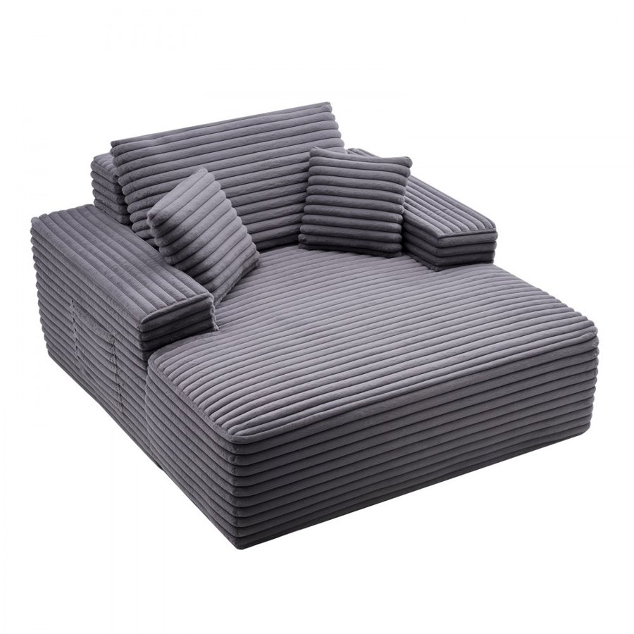 VEVOR 48 Inch Chaise Lounge – 11 in/279 mm, 48-72 Hours
