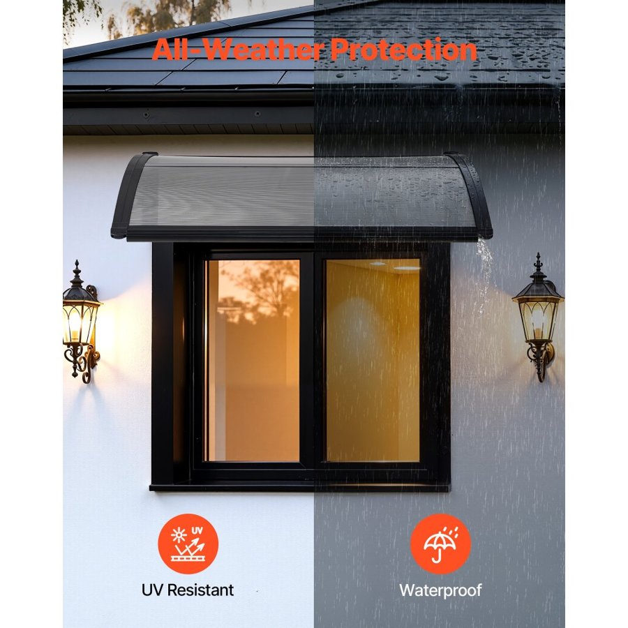VEVOR Entrance Door Awnings – 30×39 in, UPF 50+