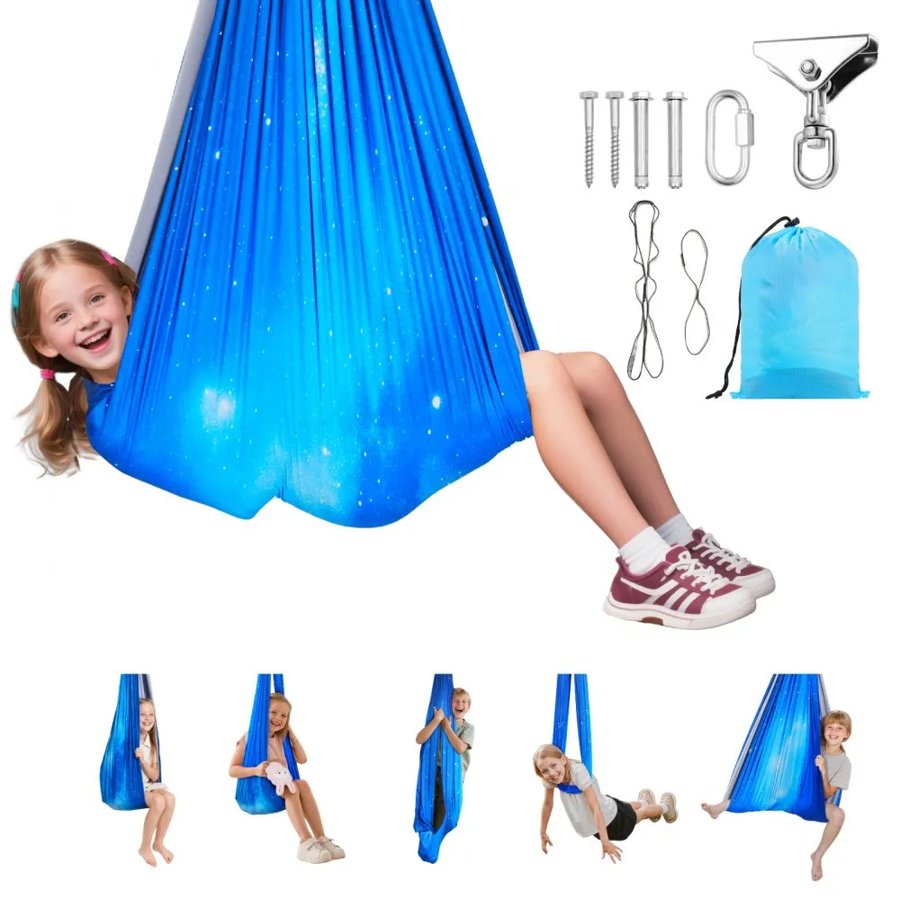 VEVOR Sensory Hammock Swing – 59"×59" Double-Layer, 300 lbs