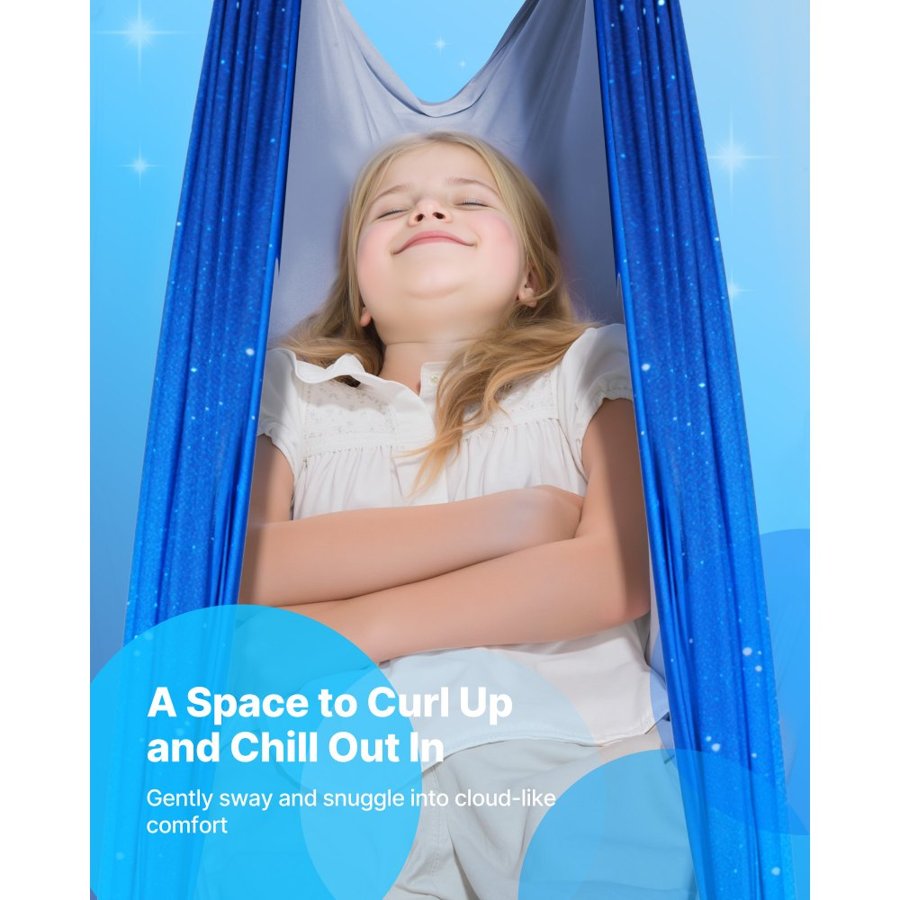 VEVOR Sensory Hammock Swing – 59"×59" Double-Layer, 300 lbs