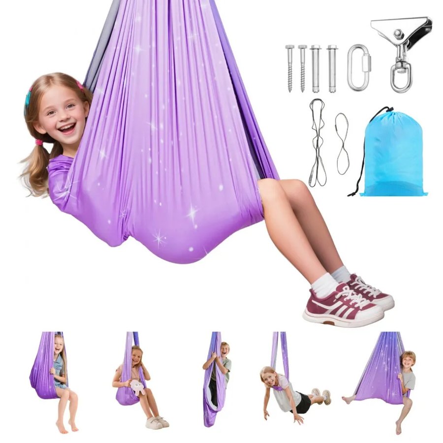VEVOR Sensory Indoor Swing – 55"×59", 300 lbs Capacity