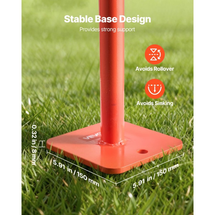 VEVOR T Fence Post Puller – 36 in Height, 660 lbs Capacity