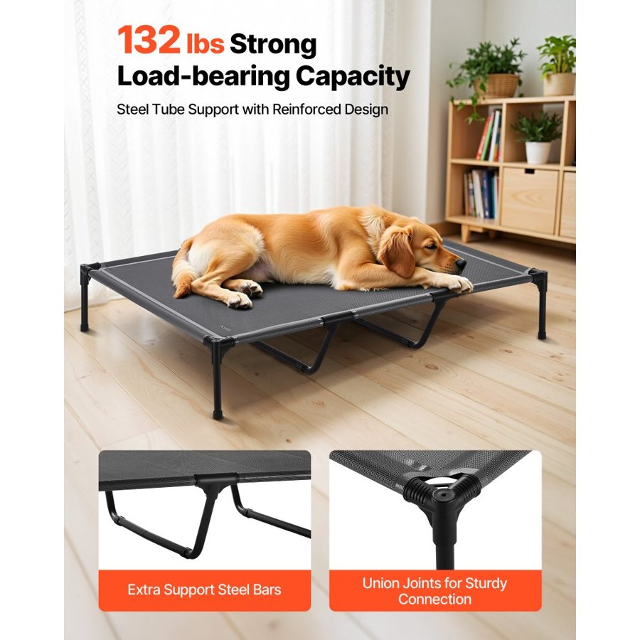 VEVOR XL Raised Dog Bed –  9 in/230 mm Height, 132 lbs Load