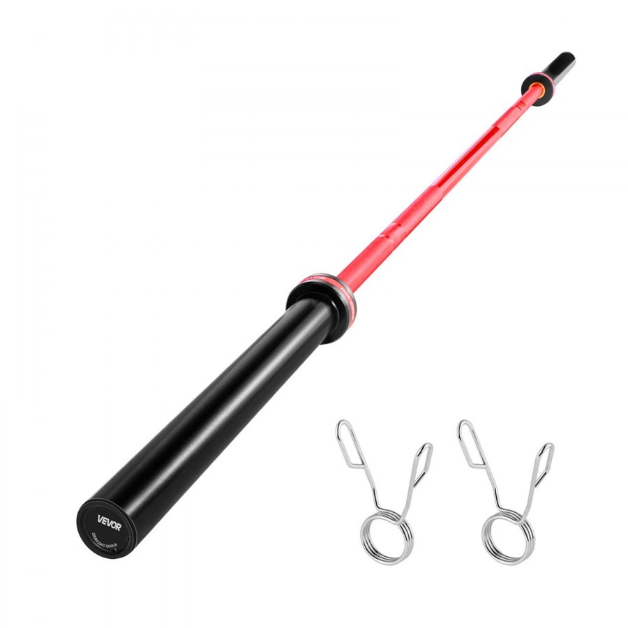 VEVOR Barbell Bar – 7FT Solid Steel, 1000 lbs Capacity