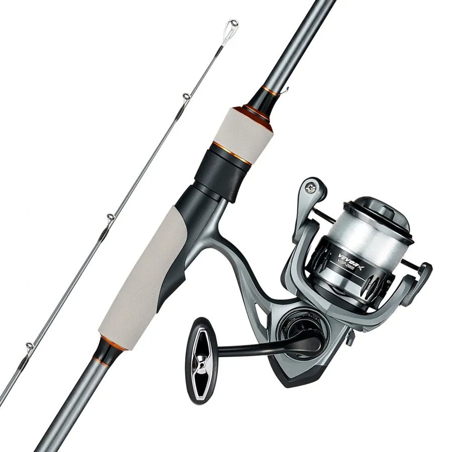 VEVOR Bass Fishing Rod and Reel Combo – 6.5ft, 5.2:1