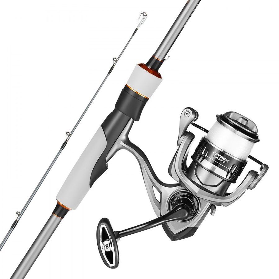 VEVOR Fishing Rod and Reel Combo – 2m IM6 Carbon Fiber Set