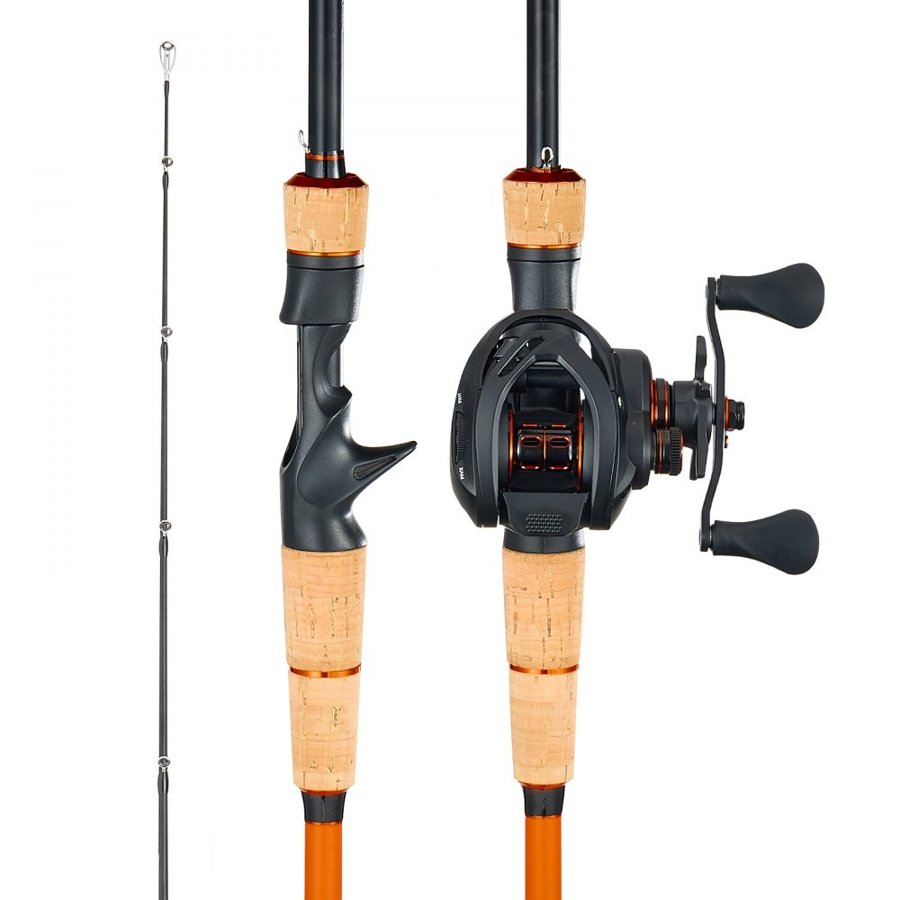 VEVOR Baitcaster Rod and Reel Combo – IM7 Carbon, 7+1 BB
