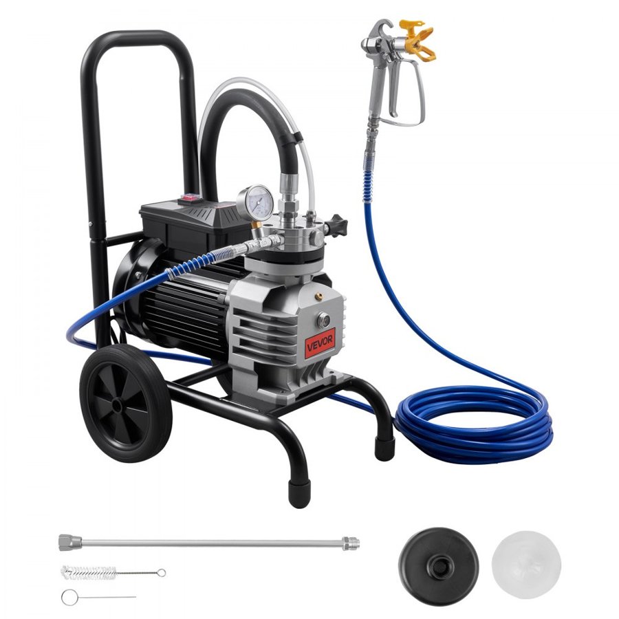 VEVOR Airless Electric Paint Sprayer – 1800W, 3300 PSI Cart