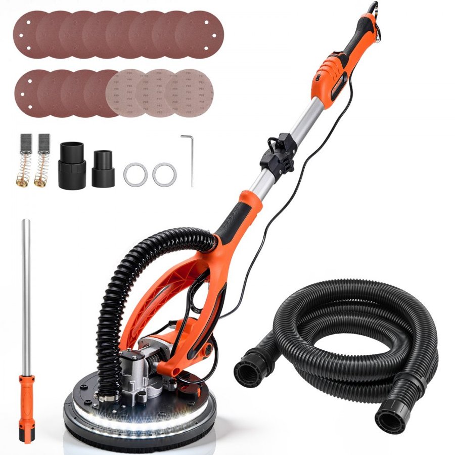 VEVOR Electric Pole Sander for Drywall – 850W, 5-Speed