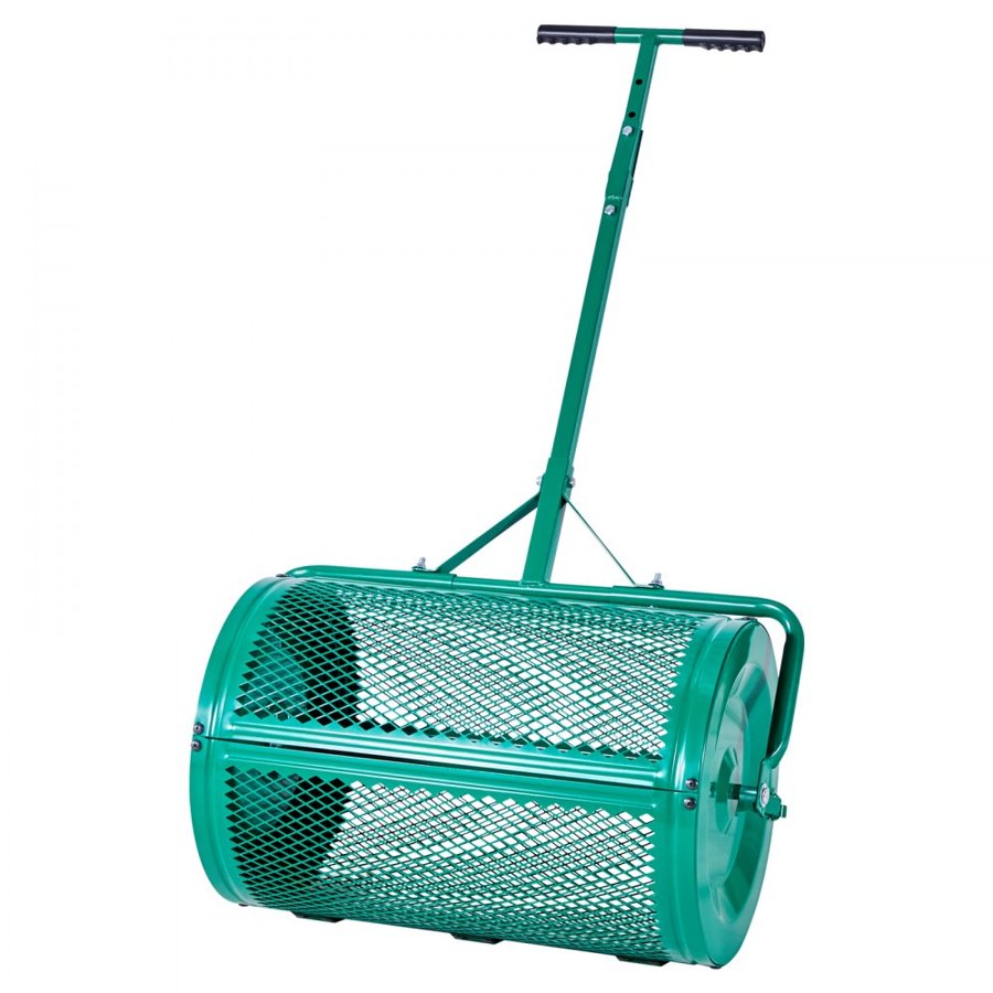 VEVOR Compost Spreader 24 Inch – 2.66 Cu.Ft, 24-In Roller