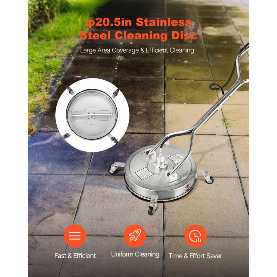 VEVOR 20" Pressure Washer Surface Cleaner – 4000 PSI