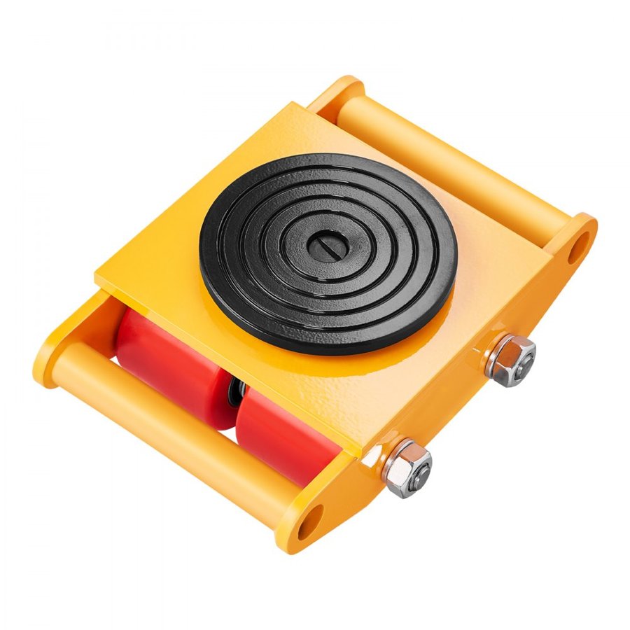 VEVOR Machinery Skate Dolly – 6T, 13200LBS, 4 PU, 360°