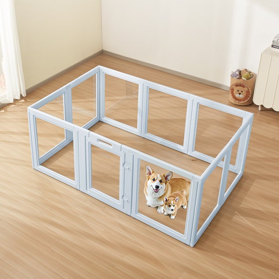VEVOR Whelping Pens for Large Dogs – 76x49x30 in, 10 Panels