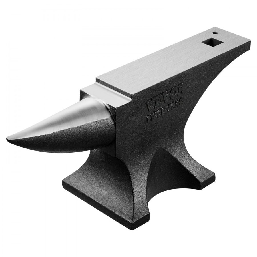 VEVOR Round Horn Anvil – 110 LBS, 50 HRC, 70% Rebound Rate