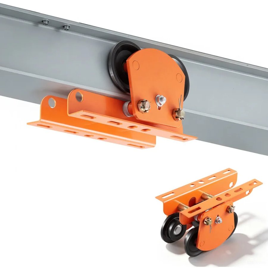 VEVOR 1 Ton Push Beam Trolley – 2200 lbs, 68-110 mm