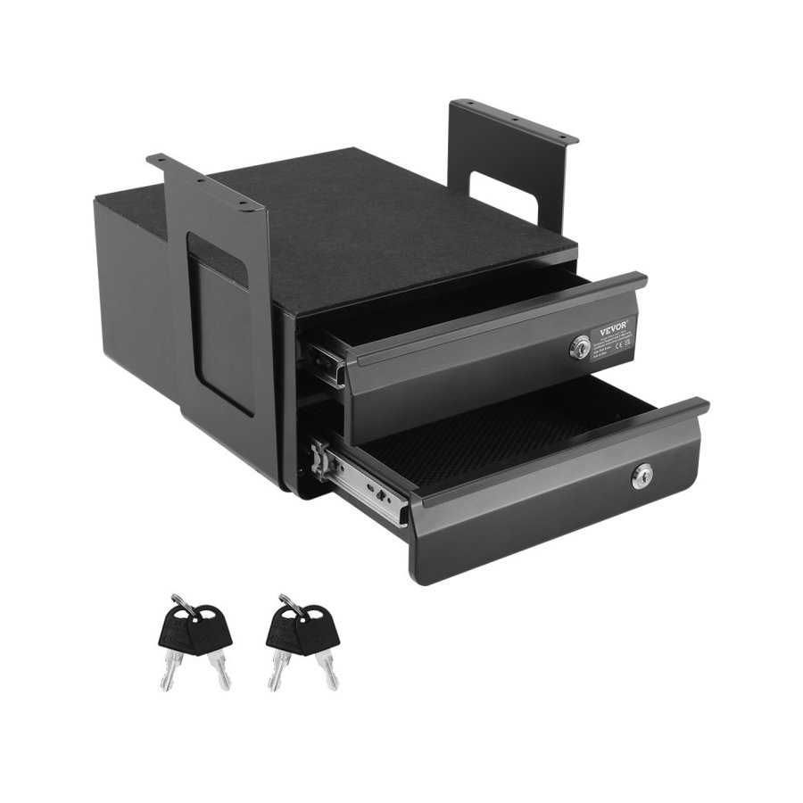 VEVOR Under Table Drawer Attachment – 14x13x10 Inch, 11 LBS