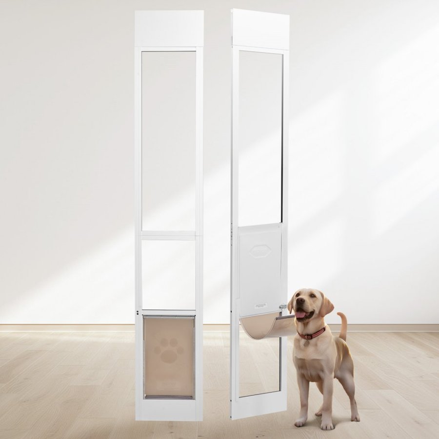 VEVOR Dog Door for Sliding Glass - 75 7/8"-80 11/16"