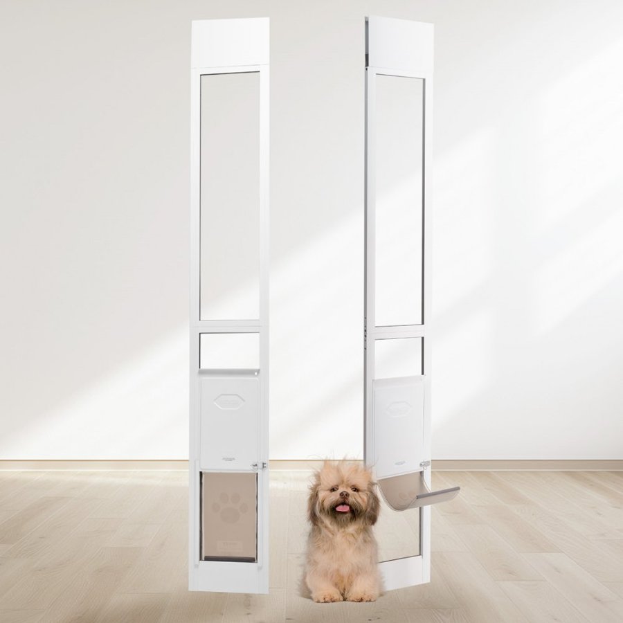VEVOR Dog Doors Sliding Glass – 75 7/8"-80 11/16" Height